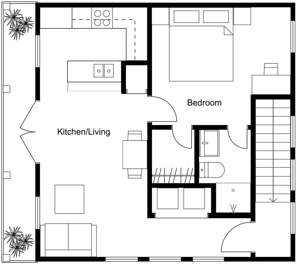 1 Bedroom Apartment